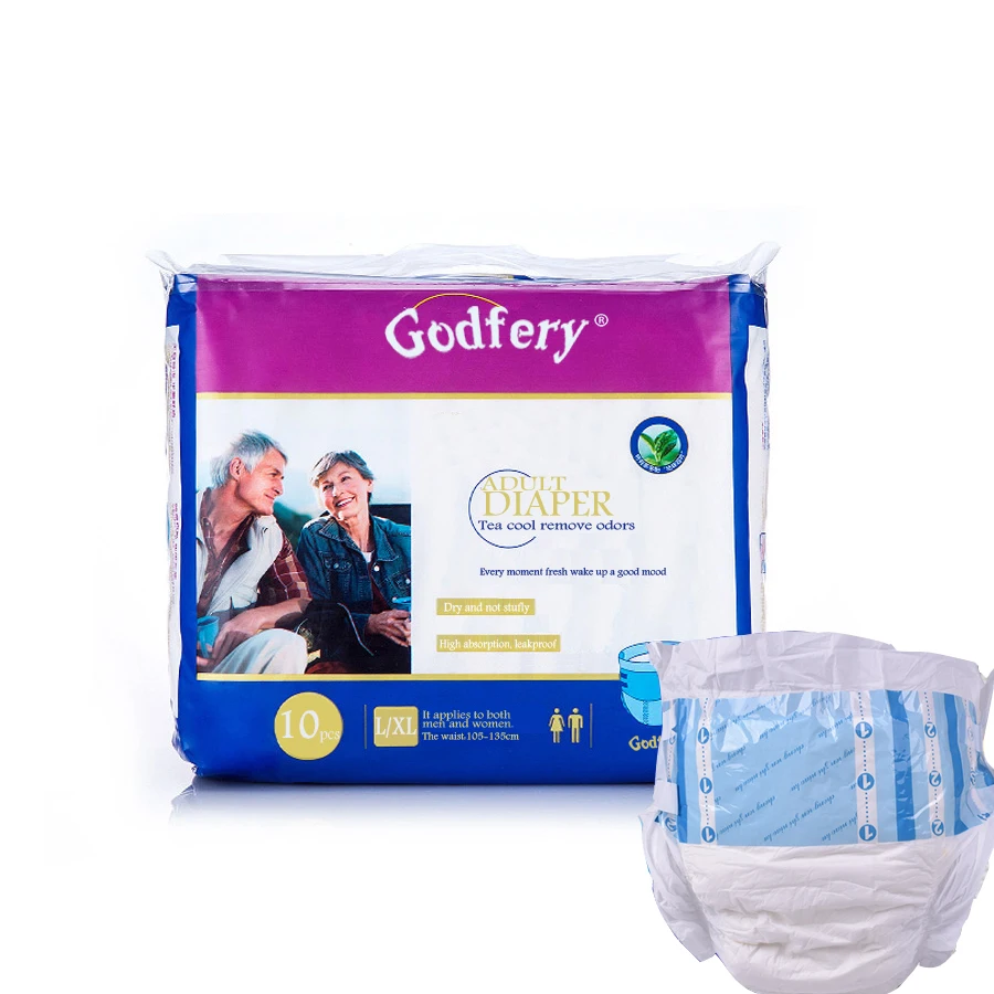 OEM cheap free sample breathable surface grade a disposable private label quality adult pampering diaper