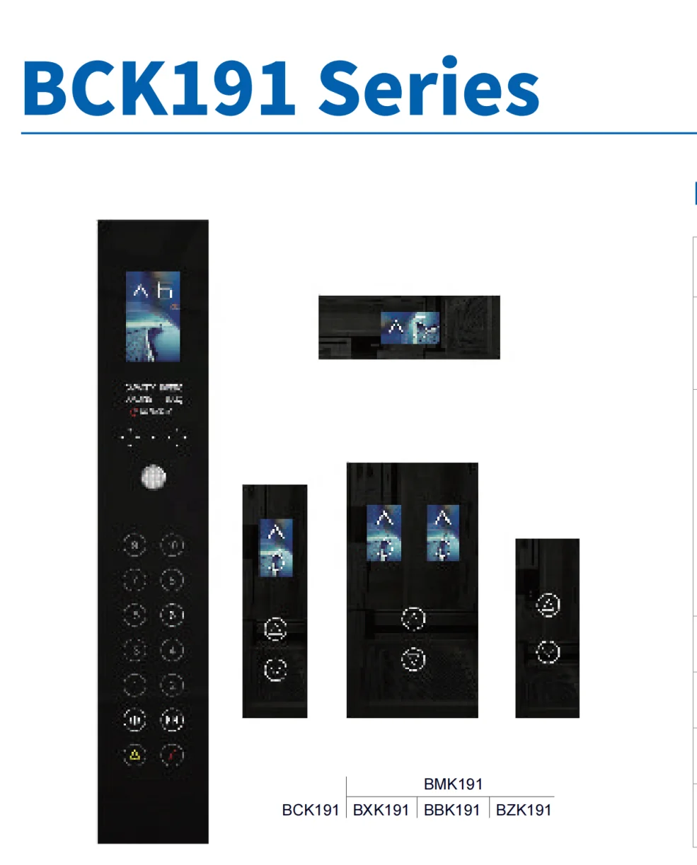 Flush type  Elevator COP/ Lift  COP with box