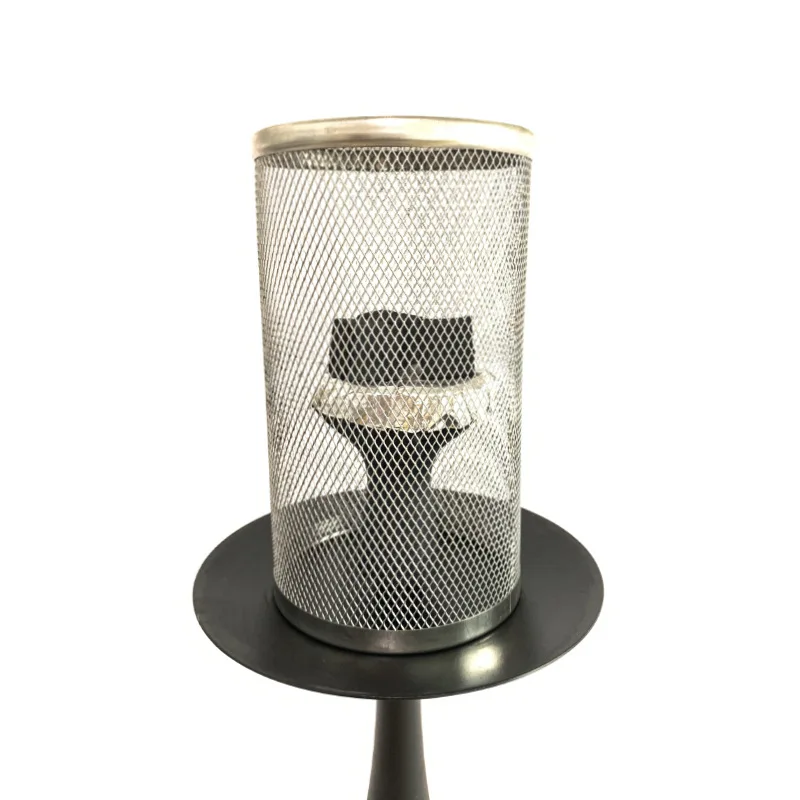 Stainless Steel Metal Mesh Screen Shisha Head Charcoal Windcover Hookah Bowl Wind Cover Cage Cubrevientos
