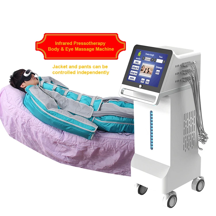 3 In 1 Infrared Pressotherapy Ems Pressotherapy Suit Pressotherapie Apparat Machine Eyes Massage Infrared Machine