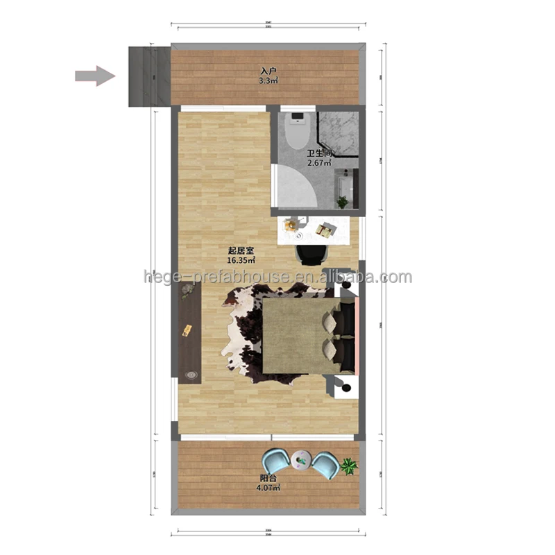 Cost price simple assembly modern home luxury container capsule prefabricated house