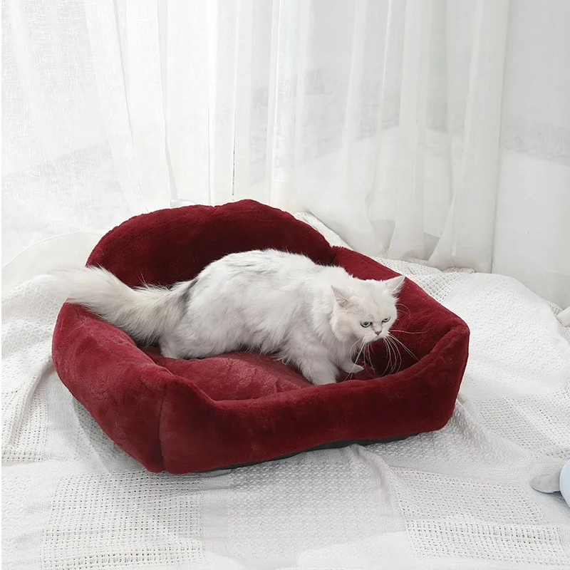 
modern cartoon unicorn warm pet cat dog sofa pet cushion kennel for small animal 