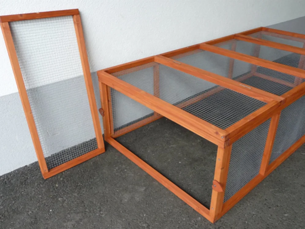 Bunny Hutch XXL folding chicken coop cages Pet Pen Barn Free run Enclosure