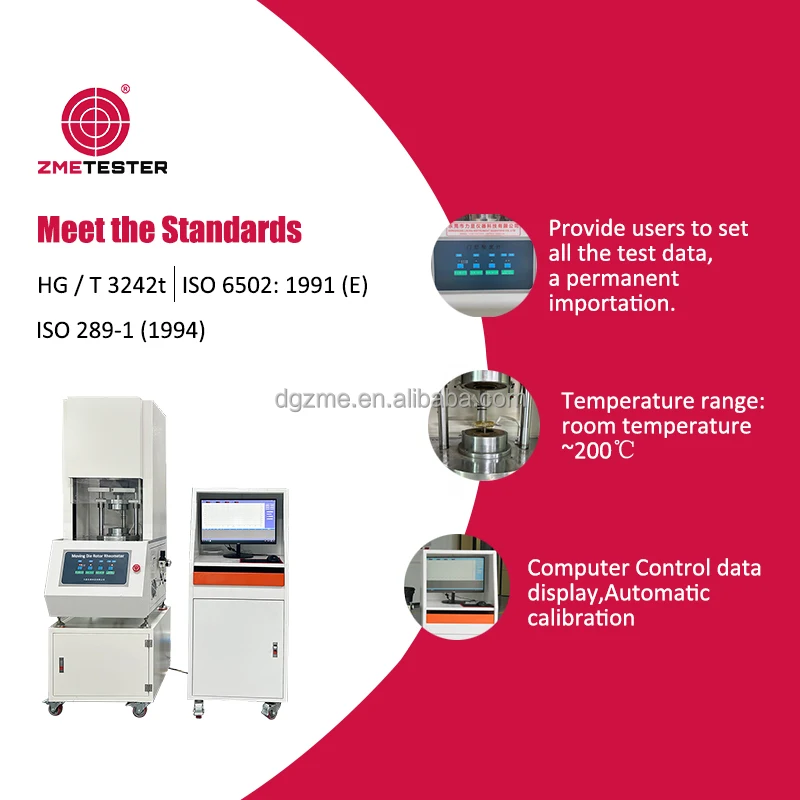Hot Selling Lab Rubber ASTM D1646 standard Mooney Viscometer Equipment
