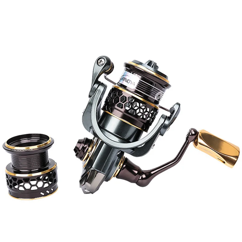TSURINOYA Fishing Reel Jaguar 2000 Double Spool 9+1 Bass reel Stainless Steel Bearing  Spinning reel