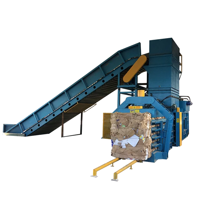 Hydraulic waste paper/plastic PET bottle baling machine with CE