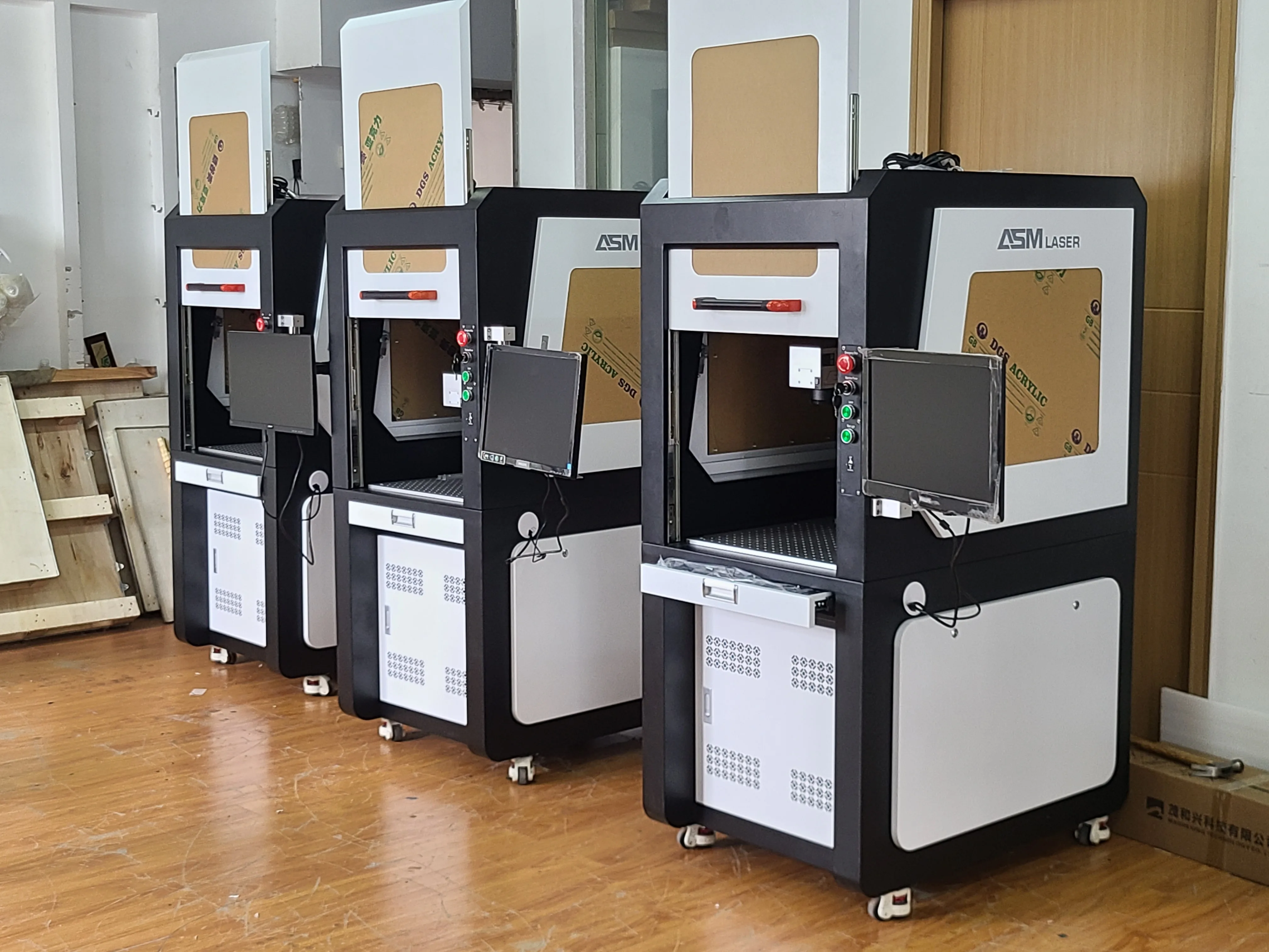 2.5D Ezcad3 Fiber Laser Marking Machine 3D Auto-Focus MOPA JPT M7 20W-100W Range Auto Mug Gun Jewelry Gold Silver Galvo Brand AI