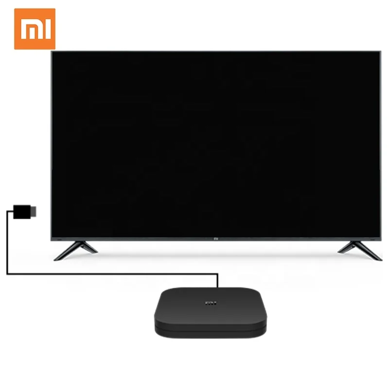 Global Version Xiaomi Mi TV Box S 4K HDR Android TV 8.1 2G 8G WIFI Cast Netflix Set top Xiaomi Mi TV Box