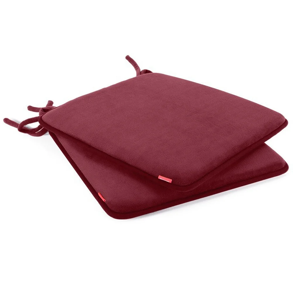 
Machine Washable Chair Seat Cushion With Ties and Non-slip Backing 