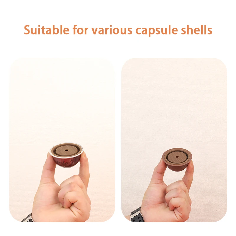 Applicable model fit for Nespresso Vertuo series recycled coffee capsule cover coffee capsule silicone shell