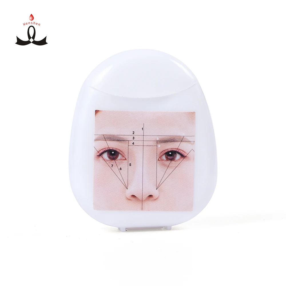 Wenshen Microblading Pre-inked Mapping String Microblading Eyebrow Design Shaping Tool Measuring Tools Eyebrow Stencil