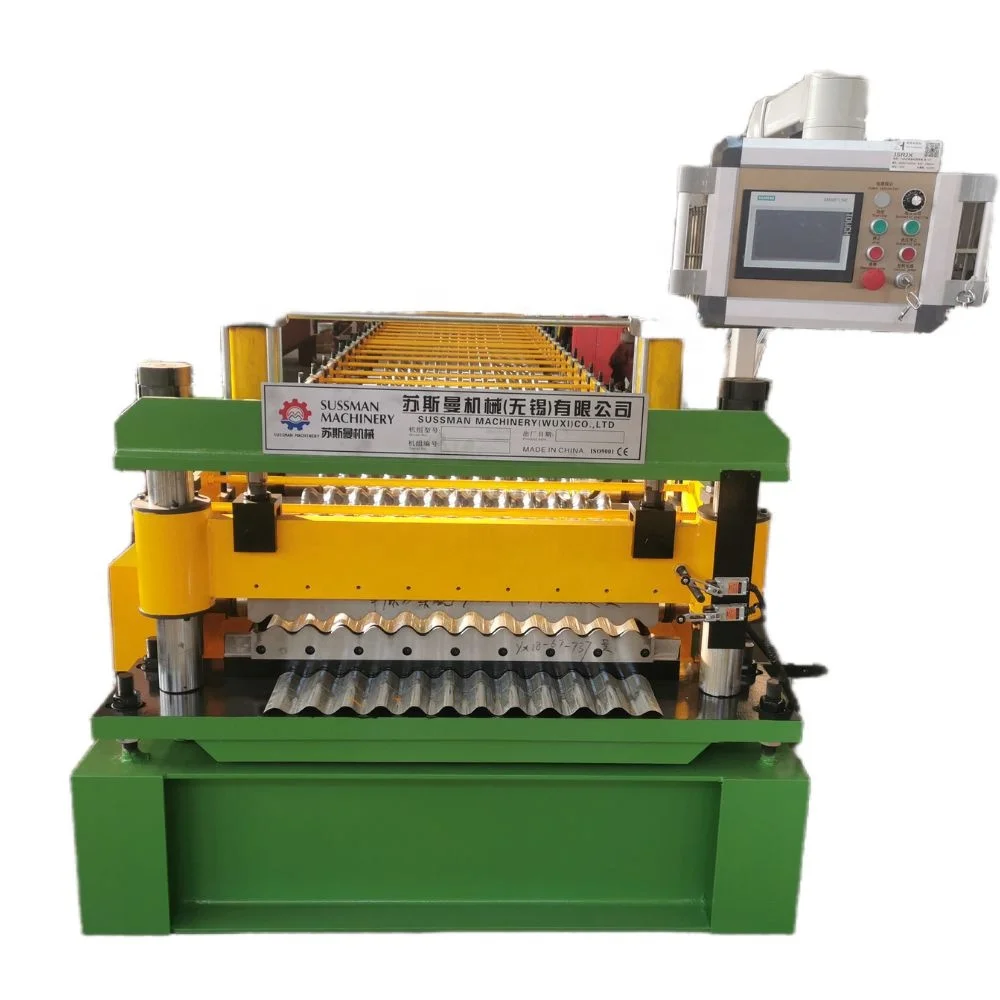 Gauge 22- Gauge 32 Ancho 1000mm Width Zinc Ondulado Aluminizado Tile Making Machine Corrugated Roof Sheet Roll Forming Machine