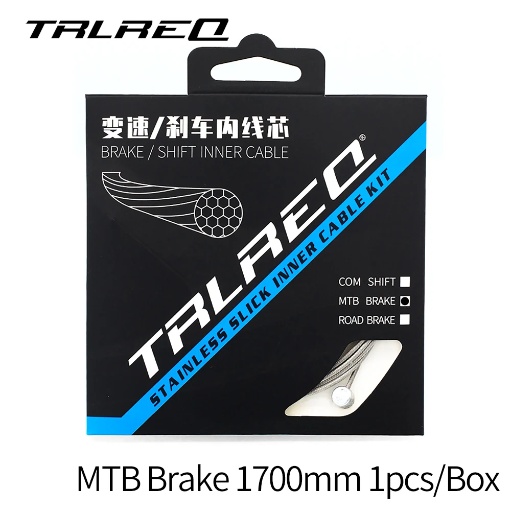 TRLREQ Polished Slick Stainless Steel Inner Wire of MTB Road Folding Bike Shift Derailleur Gear and Brake Line 1pcs in 1box