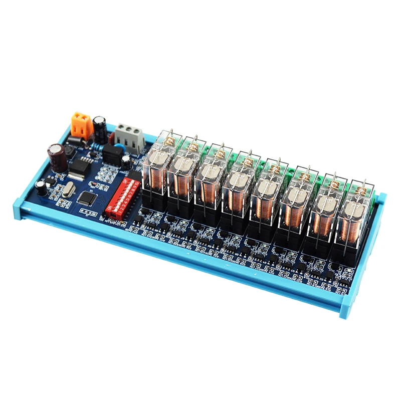 OSM Original 8-Channel RS485 Communication Relay Module Single Group 24V Factory Direct MODBUS RTU