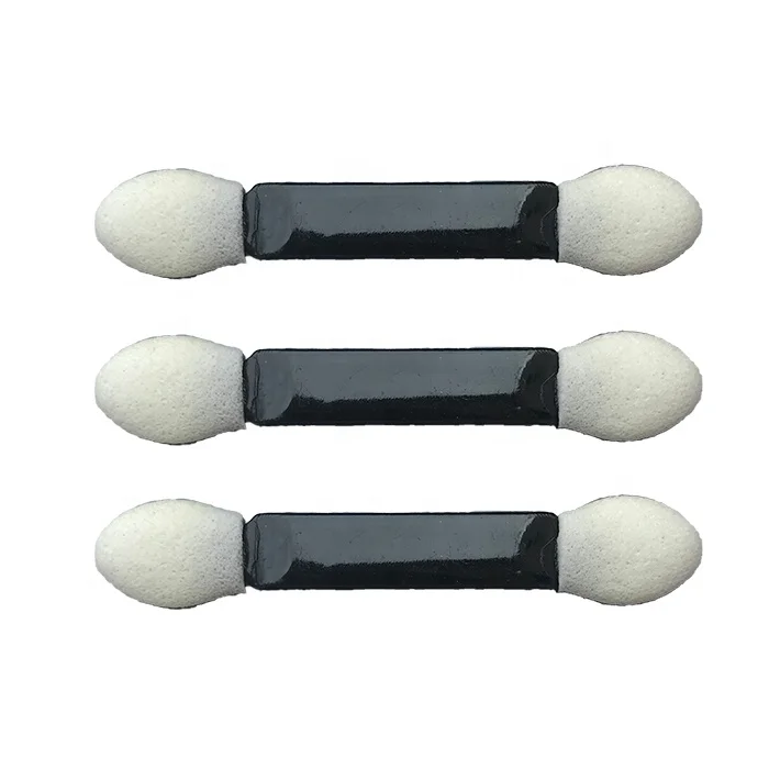 
Factory Wholesale Cheap Disposable Dual Sided Sponge Tip Makeup Eyeshadow Applicator 