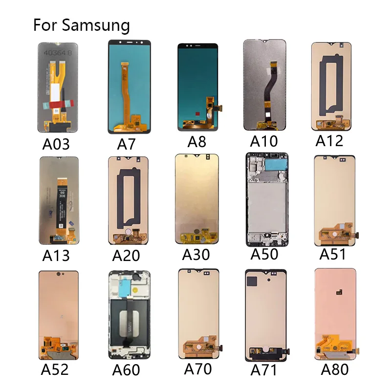 Оптовая продажа от производителя дисплея сотового телефона для Samsung Lcd Galaxy ЗАМЕНА мобильного Lcds Оригинальный