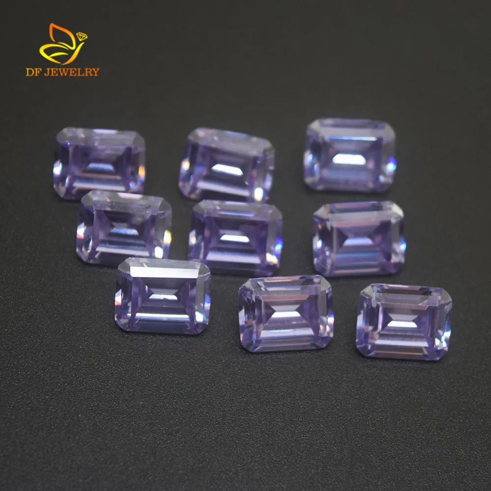 Wholesale Octagon Step Cut  Cubic Zircon For Gold Jewelry