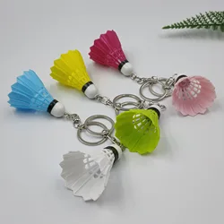 Mini Badminton Ball Pendant Keyrings Keychain Birthday Christmas Gift Keychain