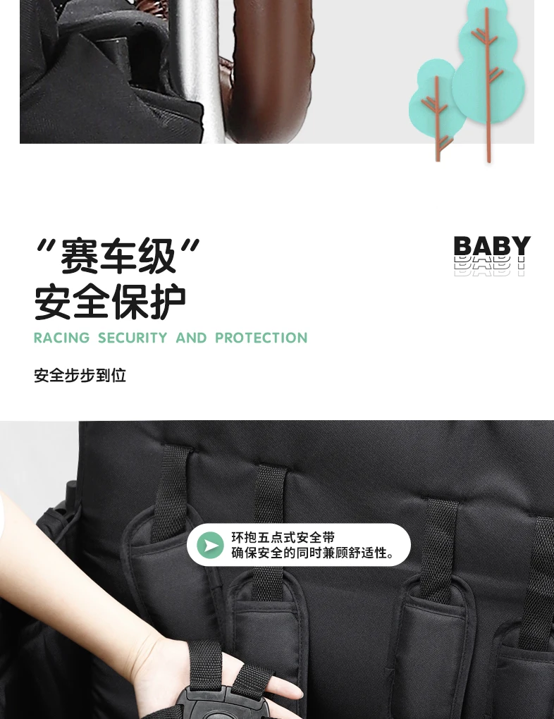 4 Seats trolleys carts foldable kids stroller wagon bicycle/portable folding cheap baby wagon stroller for sale 6