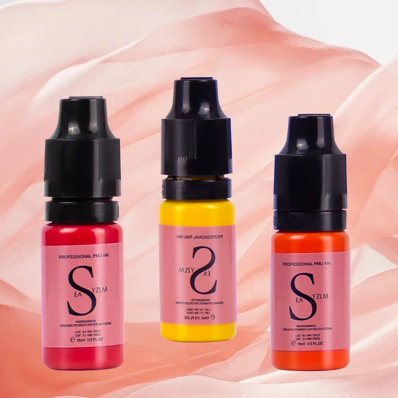 Оптовая продажа чернила для татуировок цветные набор 15 мл профессиональные принадлежности