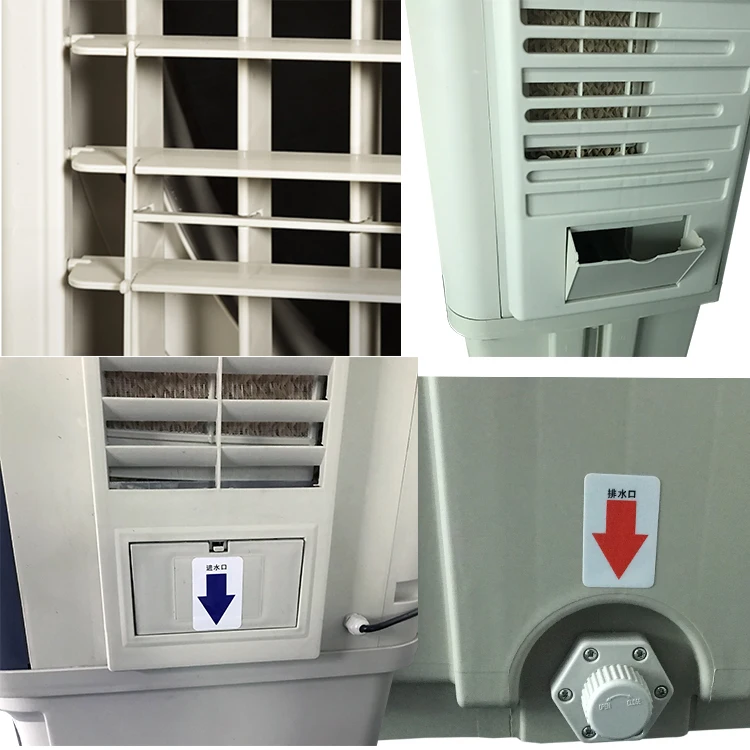 floor standing air conditioner AOLAN 6000 m3/h honeycomb filter air cooler with ccc