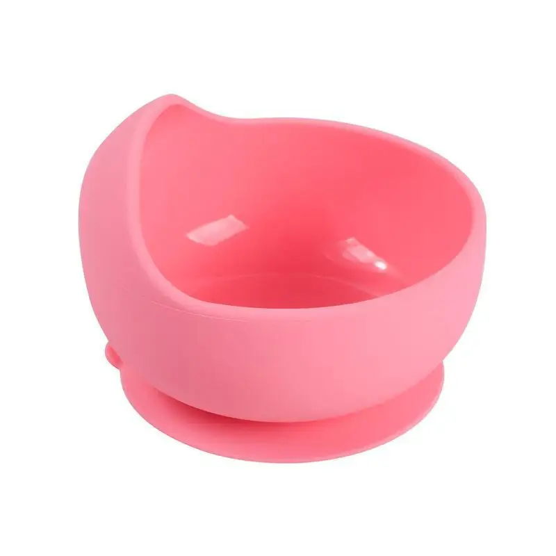 Factory Spot Silicone Sucker Bowl Children Feeding Tableware Baby Complementary Training Bowl Baby Bowl Set