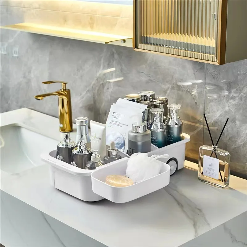 Cupboard Store Storage Caddy Trolley Pull Out Under Sink Organizer
