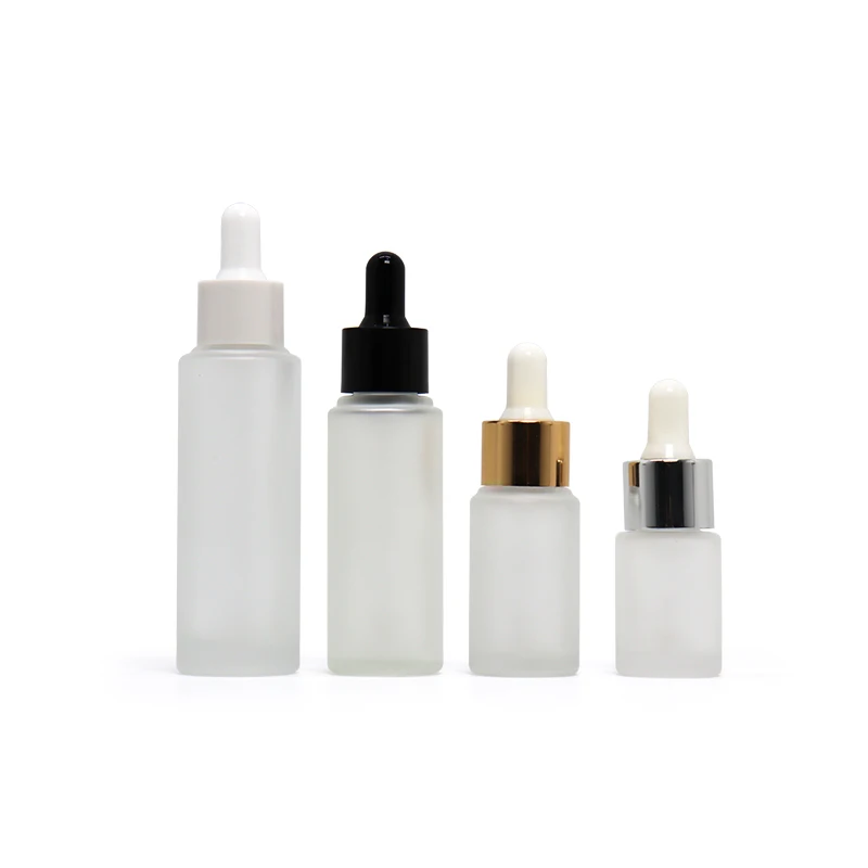 Прозрачная стеклянная бутылка для сыворотки, 30 мл, 1 унция, 50 мл, 60 мл, 100 мл, прозрачная бутылка с пипеткой для упаковки