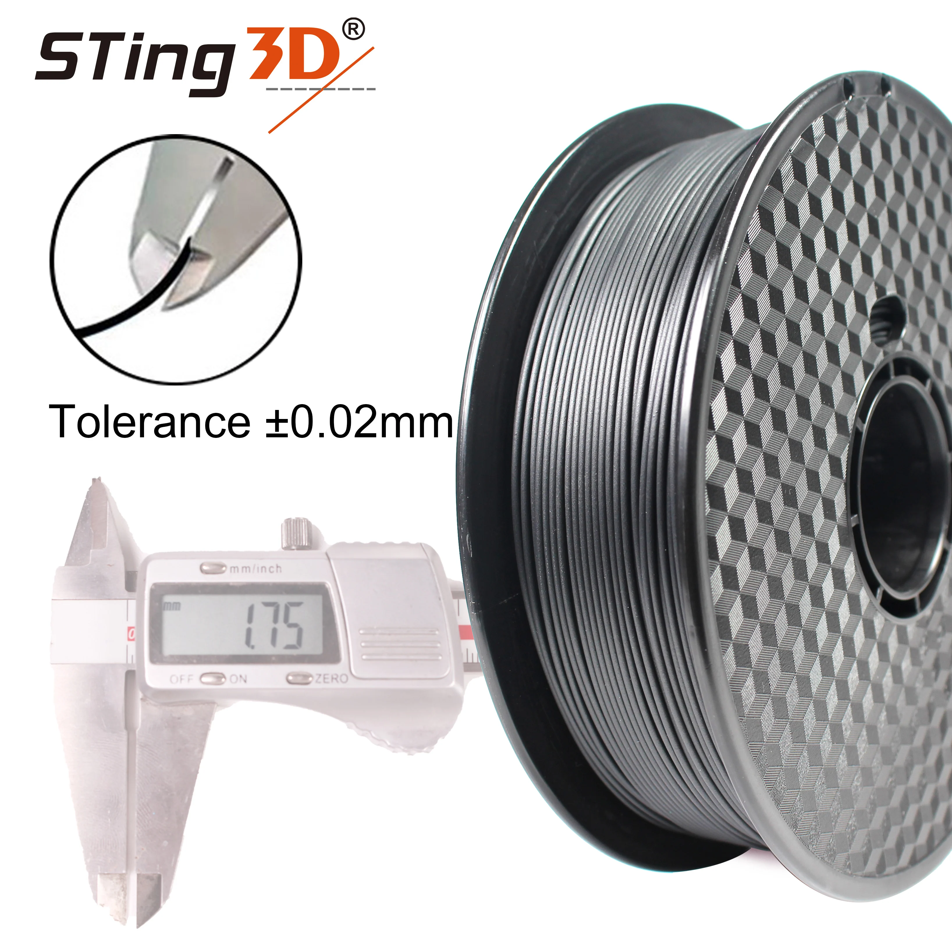 sting Promotion New Arrival ASA ABS PETG/PLA Carbon Fiber 1.75mm 3D Printing Filament 1KG For 3D FDM Printer Fast Shipping