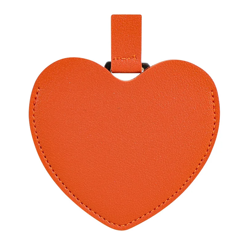 New Arrive Private Label custom logo Original Mirror Manufacturer Hand Pocket PU leather makeup Mirror