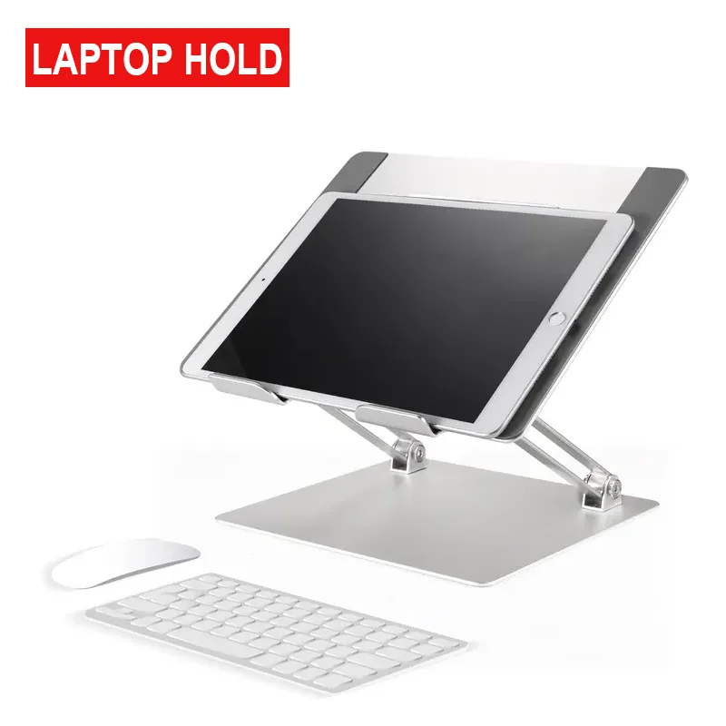 Great Roc Aluminum Elevator adjustable Notebook Desk Laptop Mount Riser Holder Stand stable foldable laptop stand