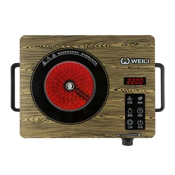 Best Quality Hot Sell  Single Burner 2200W Infrared Cooker Induction Ceramic  Electric Stove hot plates Induction cooktop