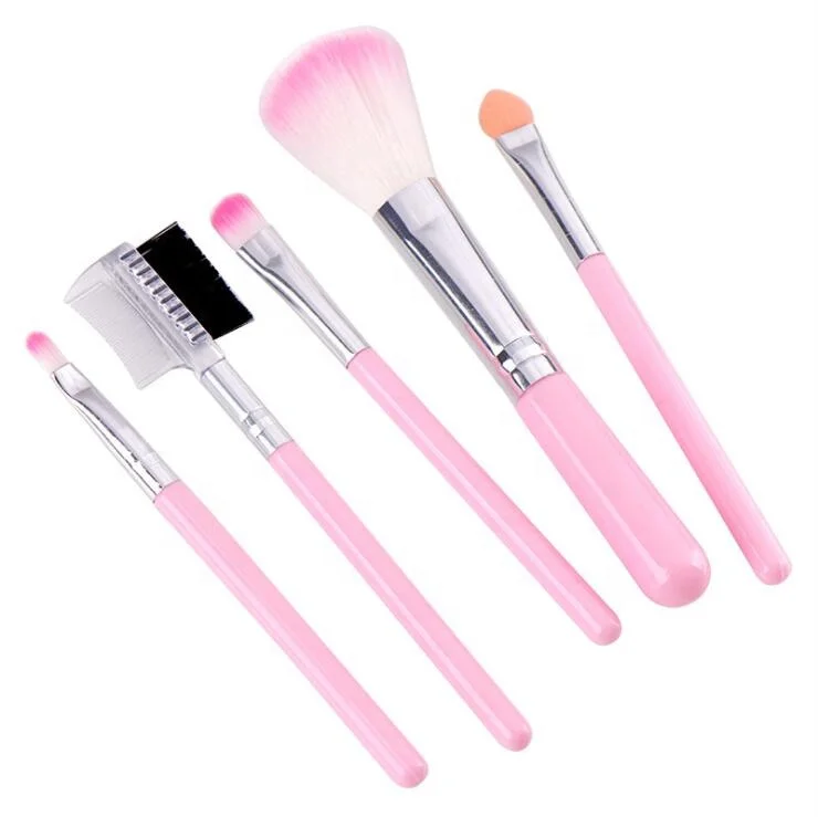 2020 Professional designer slim 5pcs eye makeup brush small Cosmetic makeup brush for skin accessible