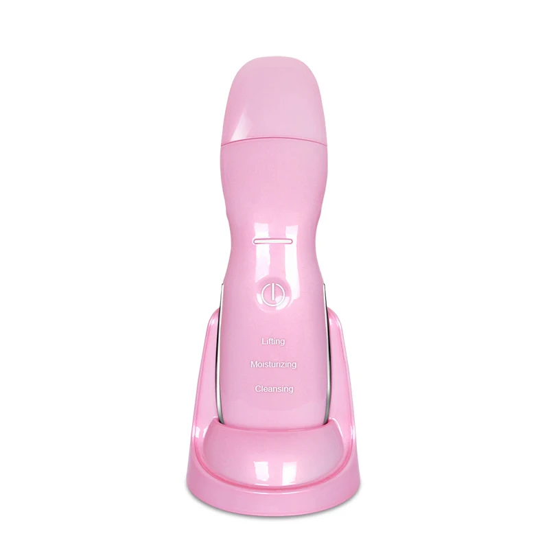 2022 New Arrival Professional Portable Microcurrent EMS Home Ultrasonic Face Skin Scrubber Machine For Sale