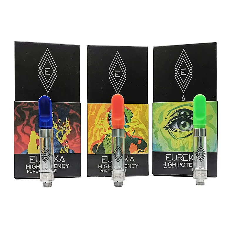 
Eureka High Quality Kit Vape Pen 0.8ml 1.0ml Cartridges Wholesale 510 Thread Vapor Carts 