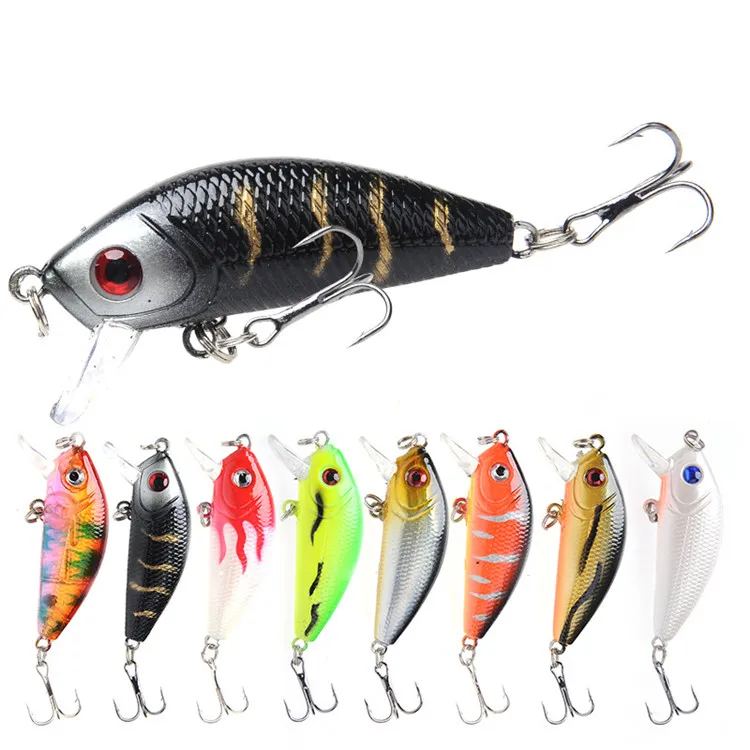 New Arrival 5cm 3.8g Glide Bait Top Water Lure With Soft Tail Hard Wobbler Rattle Slide Swimbait Fishing Bait