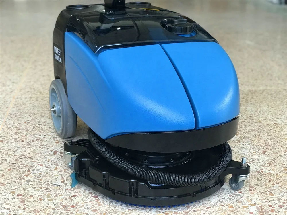 MLEE-M1 офис тренажерный зал магазин машина для чистки пола 13 дюймов литиевая батарея поломоечная машина сушилка