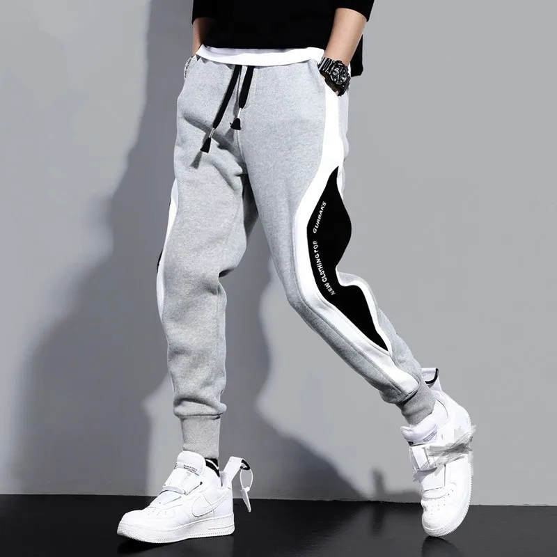 Wholesale new fashion track pants mens sports trousers stretch pants for young men slim jogging training running pants