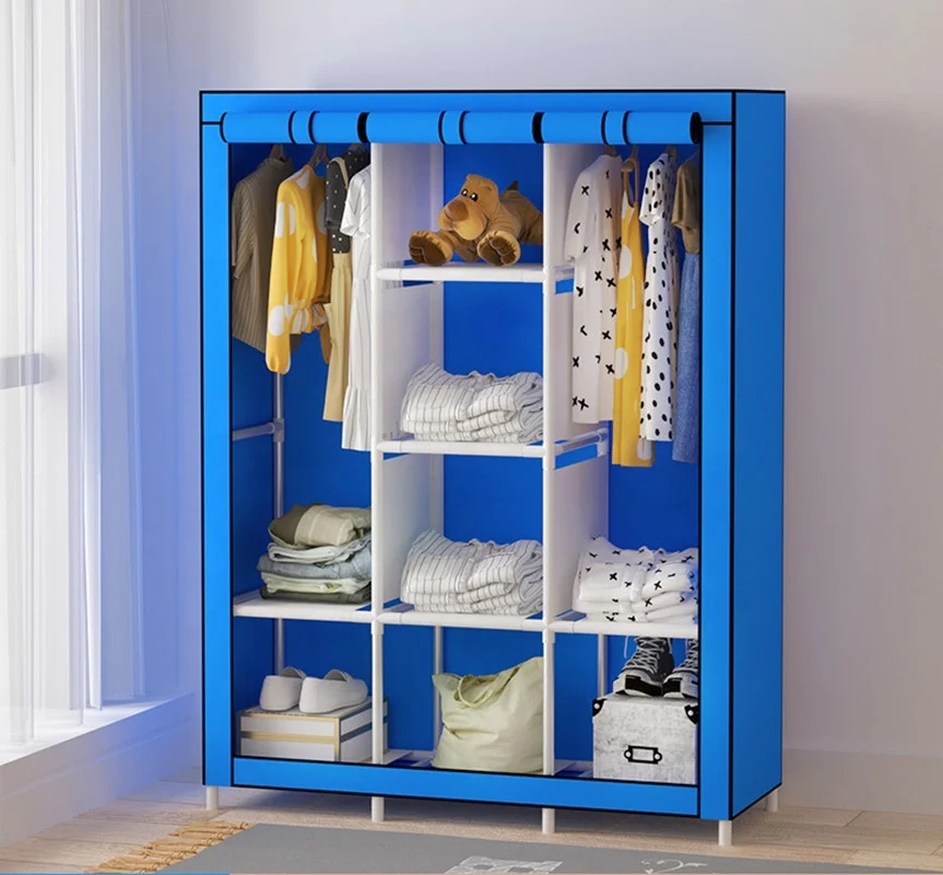 Hot Selling Non-woven Clothes Storage Cabinet Portable Wardrobe Closet Clothes Organizer
