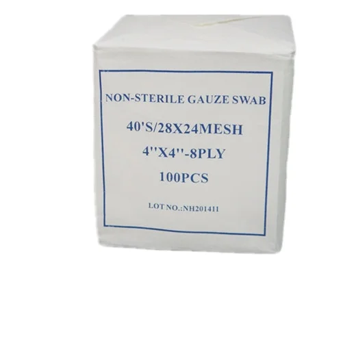Disposable Non Sterile Medical Gauze Swabs Gauze Pad