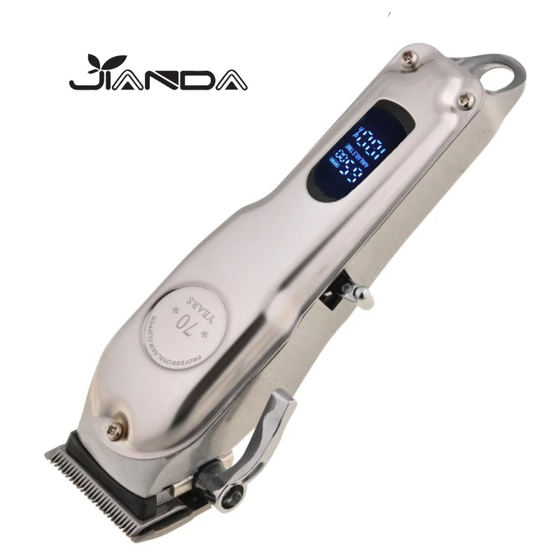 Cheap Price Wholesale Silver Cordless Rechargeable Trimmer Hair Cutting Clippers For Men