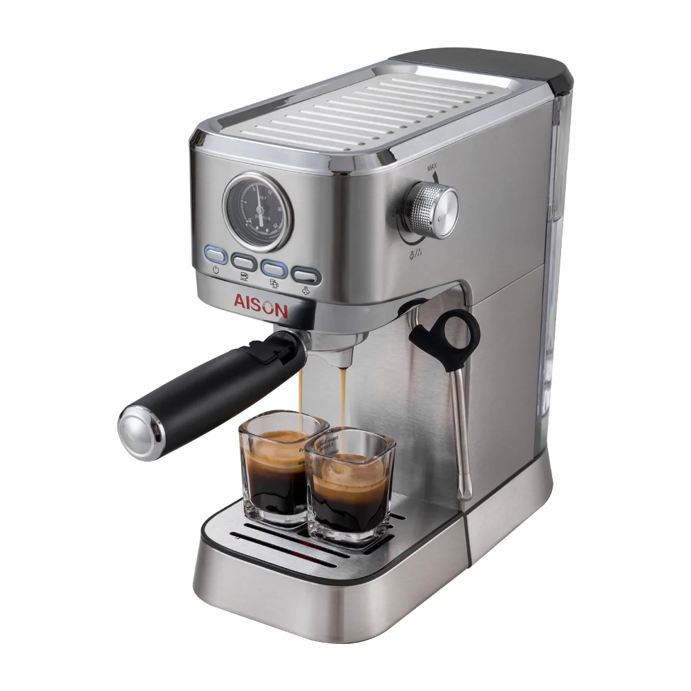 Household Italian Espresso Maker 20 Bar Cappuccino Pump Coffee Espresso Machine