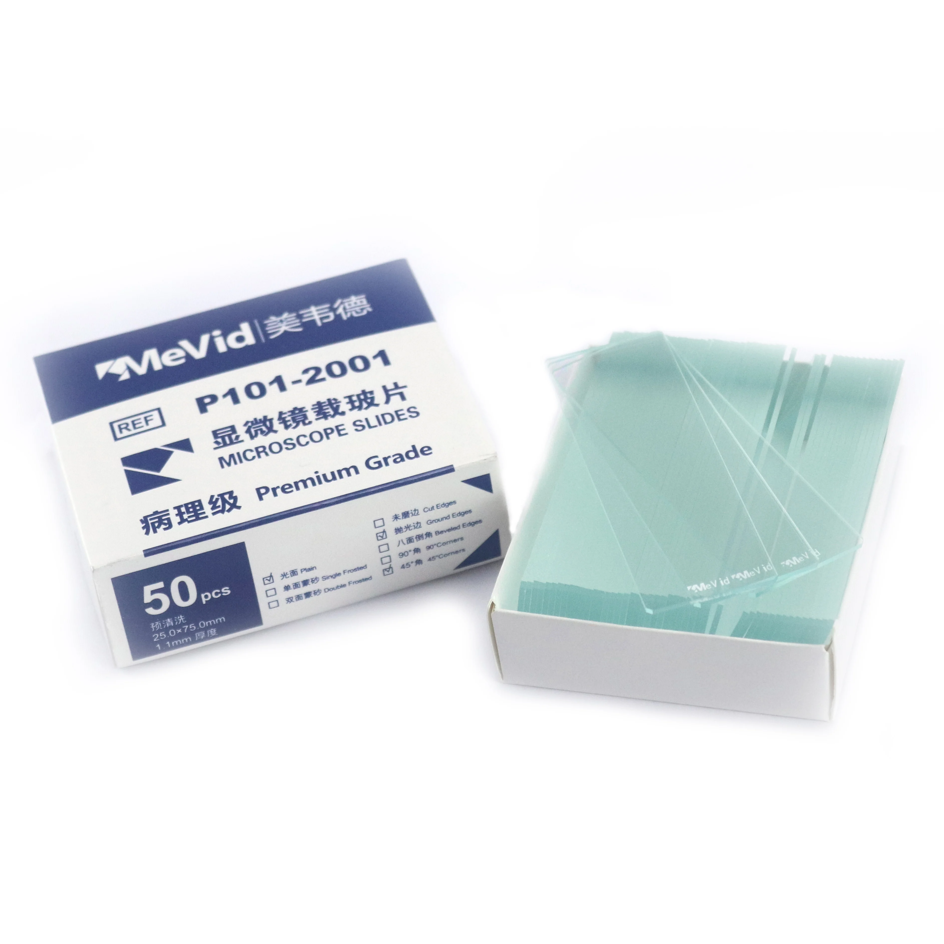 Wholesale Disposable Sinfrost Microscope Slides Lab Consumables Glass P105-1001 Transparent