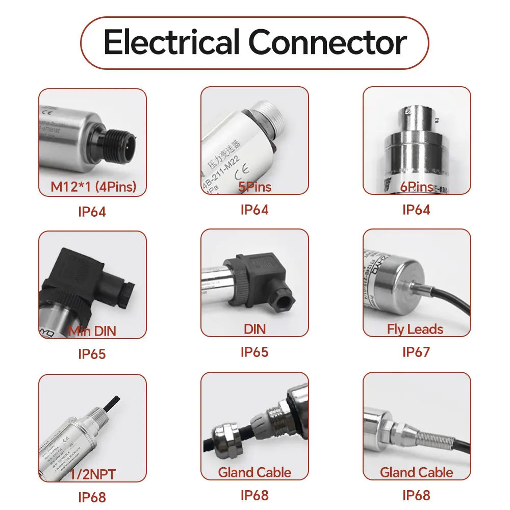 small hydraulic ceramic pressure sensor