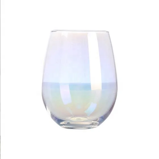 Logo Custom Drinkware Crystal Wine Glasses Stemless Champagne Flutes Glass for Home Party Restaurant Hotel Wedding