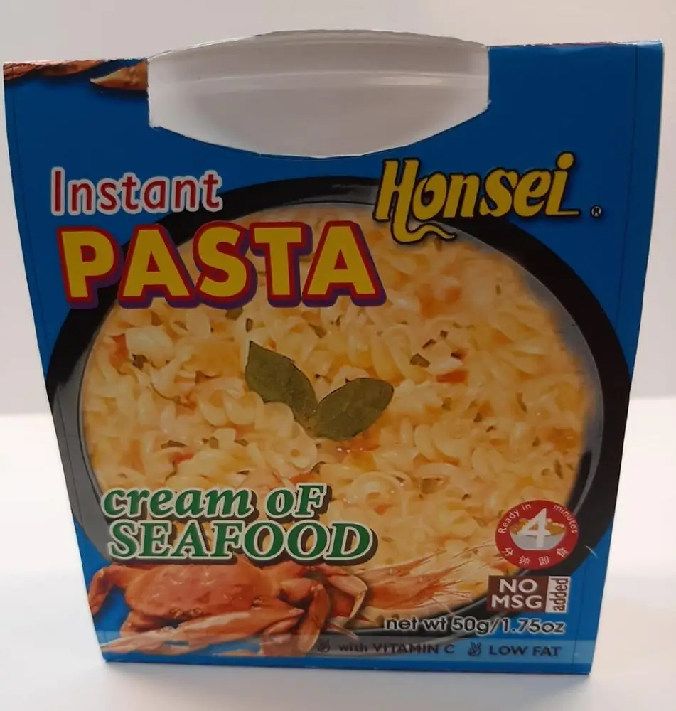 Honsei Instant Creamer Of Seafood Cup Pasta Single Packaging 3 Mins Ready Meal