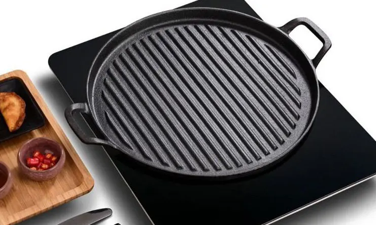 Kitchen French Bar Non Stick Paper Disposable Cookie Sheet Trolley Perforated Oven Pizza Pans Set Round Square Baking Tray