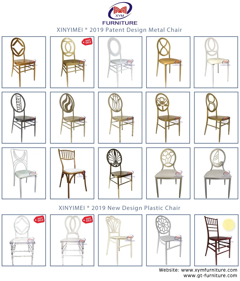 Factory patent design unique new acrylic clear plastic wholesale resin wedding chiavari chair