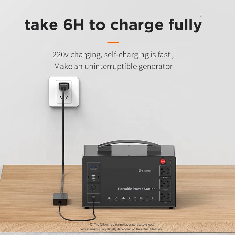 Beeste 220V BT600 460Wh 14400mAh power bank portable outdoor power supply