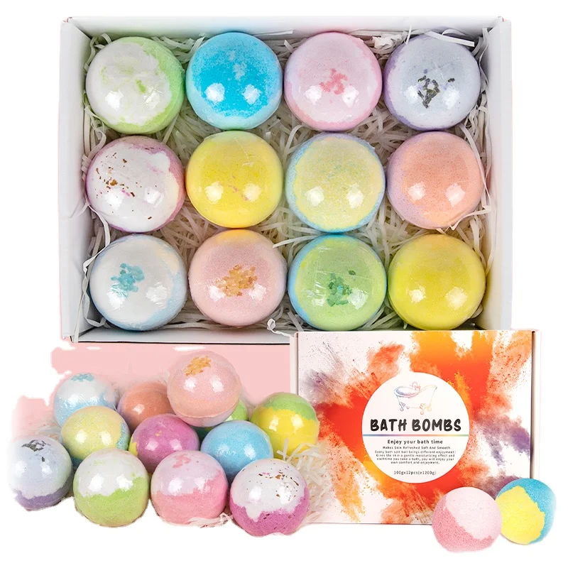 Most Popular Custom Colorful Bath Fizzies Natural Organic Bathbombs Bath Bombs Ball